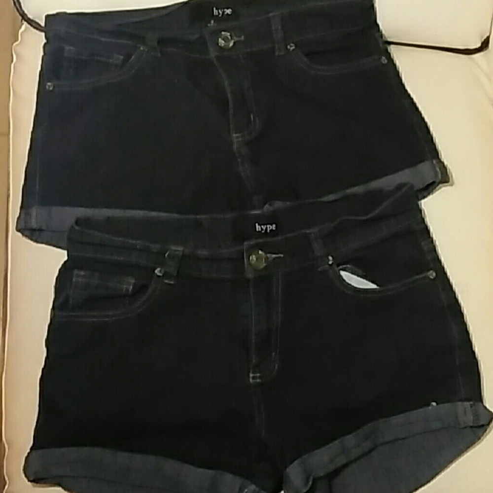 Denim shorts